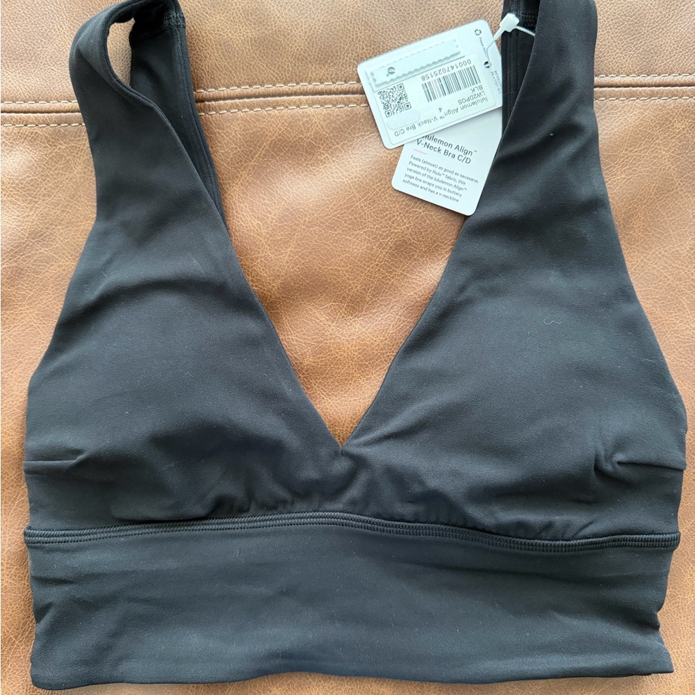 Lululemon Black Align V-Neck Bra